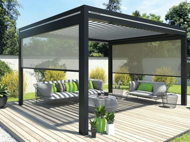 installation pergola bioclimatique lucon